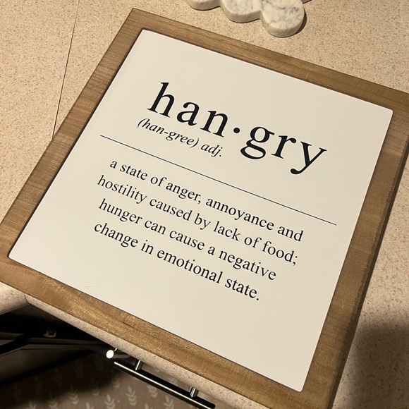 Hangry Sign - Picture 1 of 4